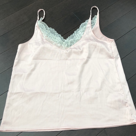 Soft and Silky Blush Pink with Lace Cami - Picture 5 of 8